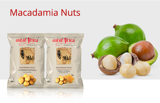 Macadamia nuts packets